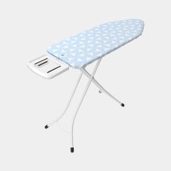 Table à repasser taille C -124 x 45 cm, pour fer vapeur Brabantia XL - repose-fer à vapeur pour gauchers et droitiers_3