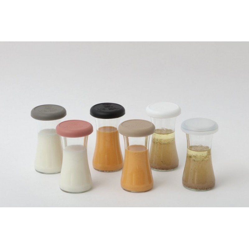 Bocaux en verre WECK bobine 110 ml Ø 40mm avec couvercle et joints - WN000029_3