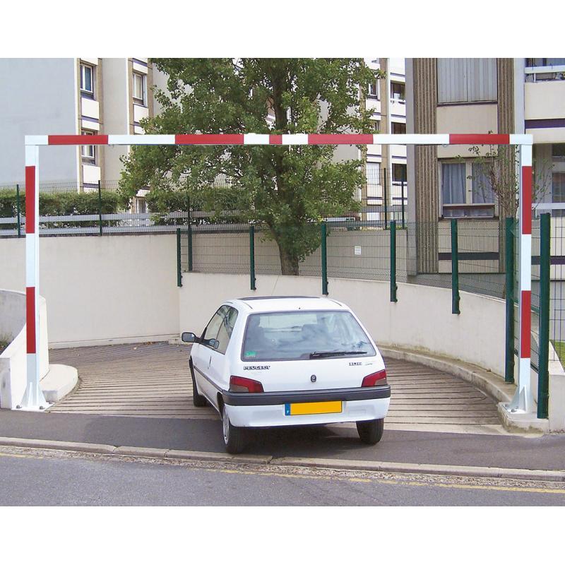 Portique universel fixe - Réf : 202330 - Acier laqué blanc avec réglage de largeur et options personnalisables_3