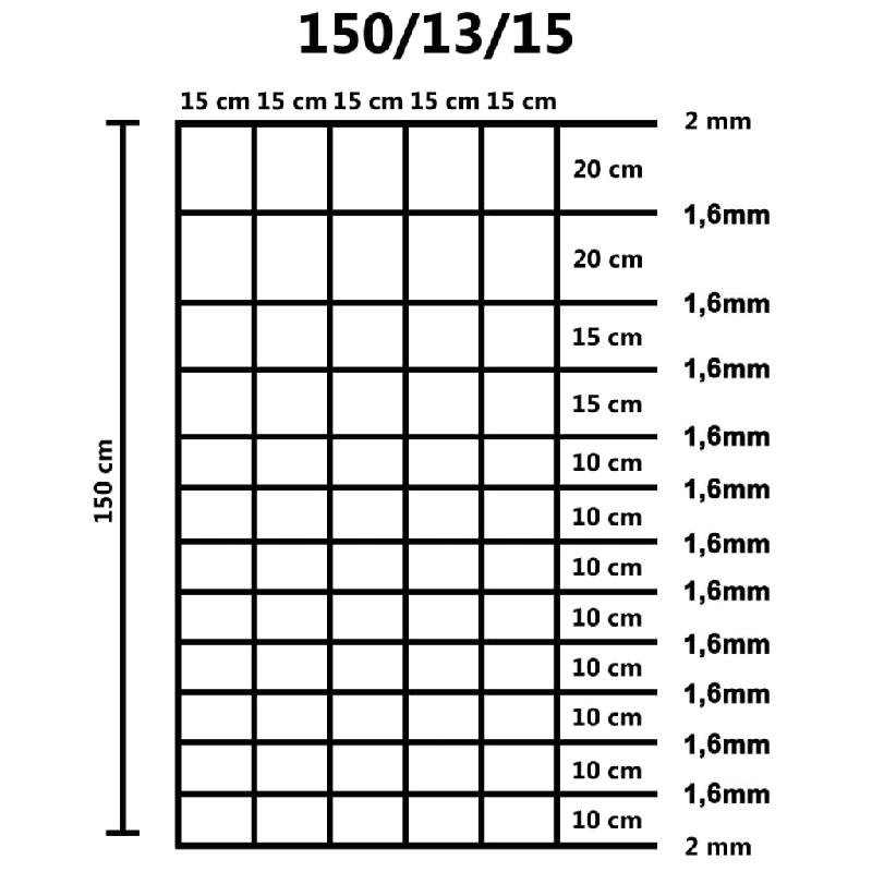 Vidaxl clôture de jardin acier galvanisé 50 m 150 cm argenté 149506_3