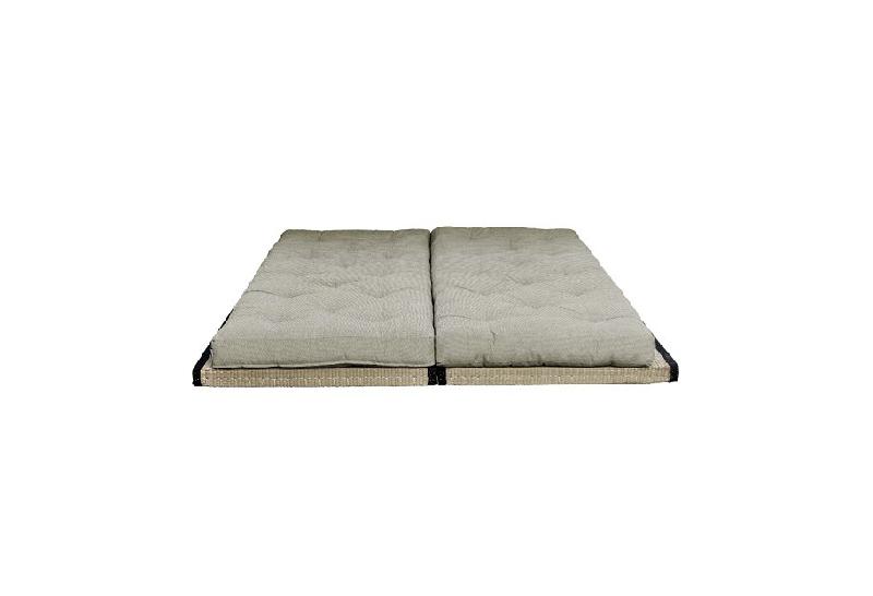 Banquette futon tatami CHICO lin - Couchage modulable 2 x 70 x 200 cm ou 140 x 200 cm - Marque KARUP_3