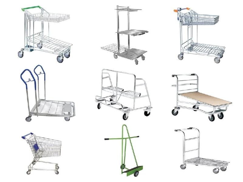 Chariot de transport polyvalent pour commerces