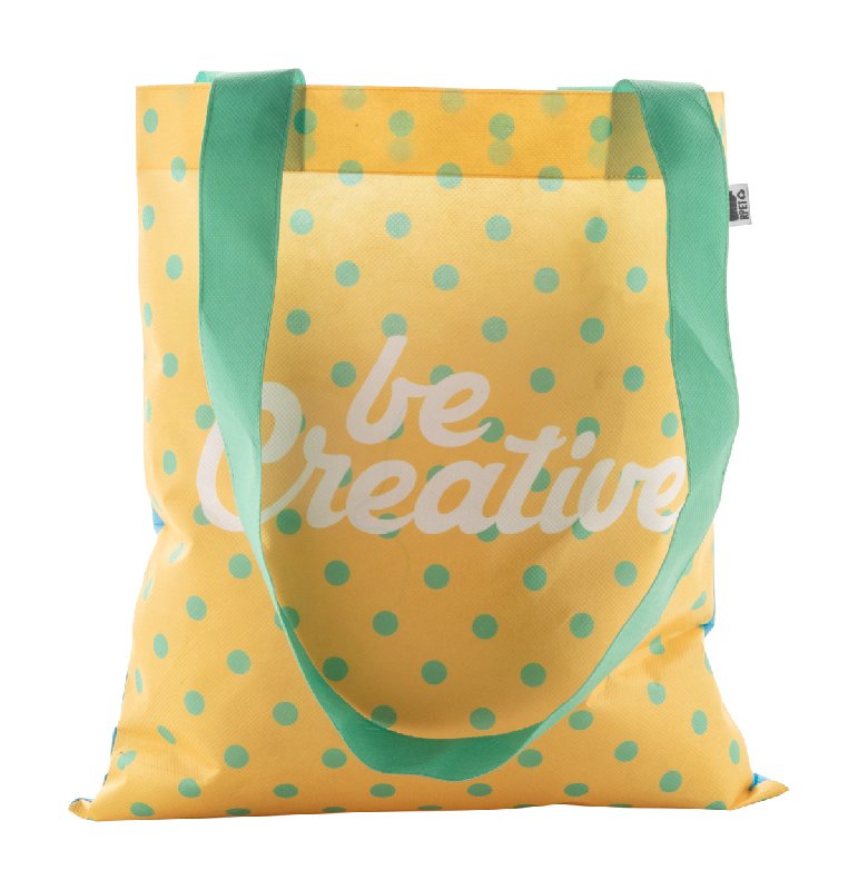 Sac shopping en RPET non tissé - sur mesure - longues anses - impression sublimation - 80 g/m² - labélisé RPET_3