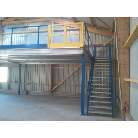 Plate-forme industrielle sur-mesure - structure acier tubulaire ou IPN - supportant toute charge utile_3