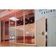 Variflex Glass - Cloisons mobiles transparentes et acoustiques - Dorma Hüppe Raumtrennsysteme GmbH + Co. KG - Largeur élément 1 250 mm_3