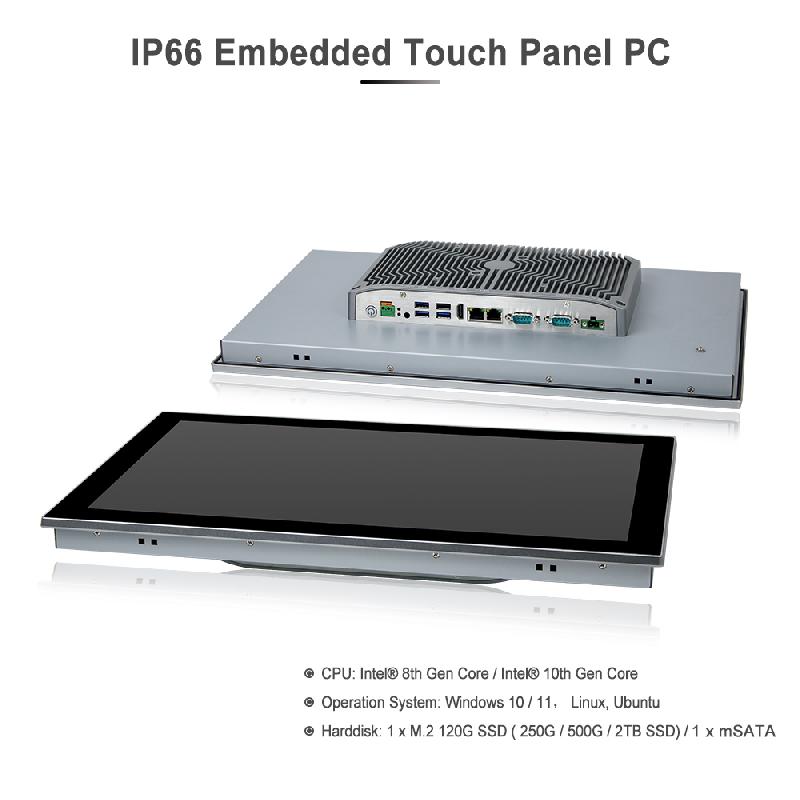 Panel PC industriel fanless 17,3 pouces Full HD - EVI-173WAC avec écran tactile capacitif, processeurs Intel Core i3/i5/i7_3