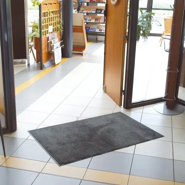 TAPIS anti poussiere CONFOR GRIS polyamide sur caoutchouc nitrile a picots epaisseur 10mm_3
