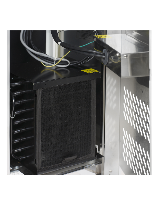 Desserte réfrigérée négative 3 portes centrale TEFCOLD - Inox - 345L - SK6310BT_3