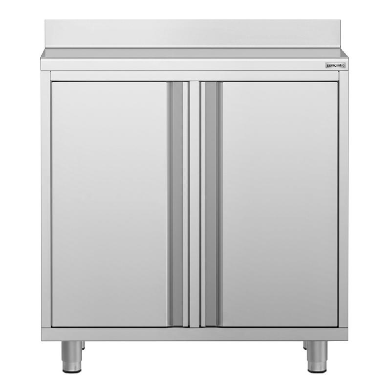 Meuble inox pour machine à café - 1000 x 600 mm - 2 portes battantes_3