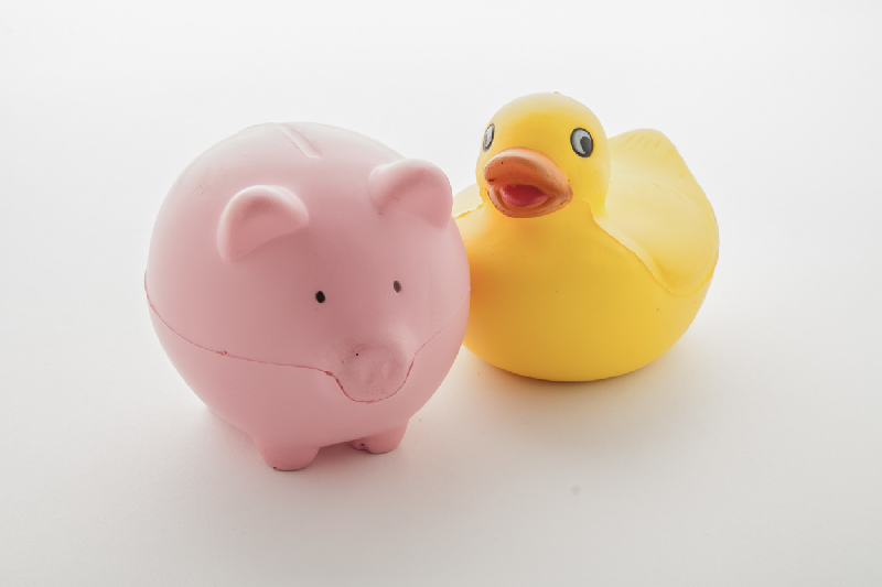 Balle antistress - en forme de canard - couleur jaune - poids 26g_3