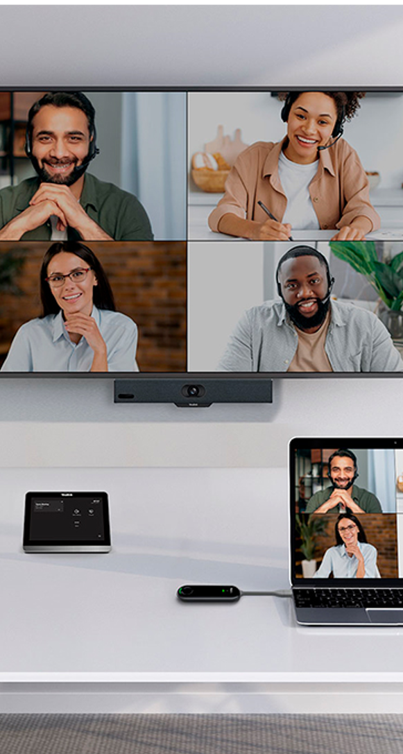 Barre de visioconférence - YEALINK A10 - caméra e-PTZ UHD 4K avec suivi intelligent et 8 microphones intégrés_3