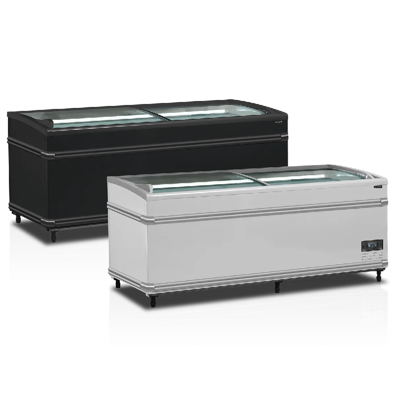 Congélateur de supermarché SFI185B HC-CF VS Noir TEFCOLD_3