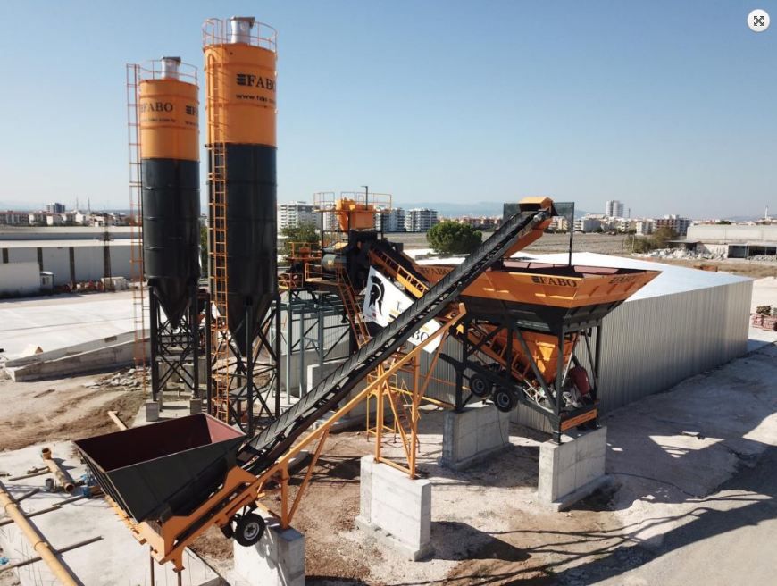 Turbomix-120 centrale à béton mobile - Fabo - 120 m3/h - mélangeur de pan 3 m3_3