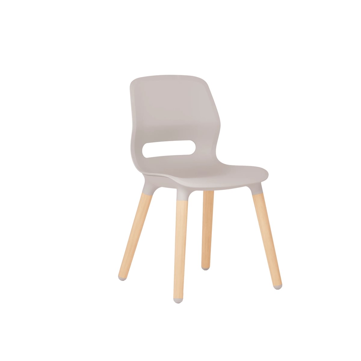 Chaise d'école à dossier incurvé, polyvalente et robuste - Jun Wood_3
