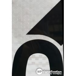 Panneau d'interdiction B33 - Fin de limitation de vitesse - Personnalisable - WP Signalisation_3