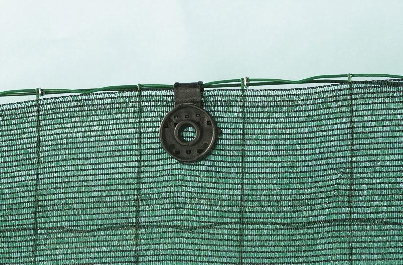 Brise-vue tissé 95% occultant - vert - 1 x 10 m - Totaltex_3