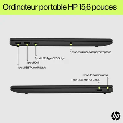 HP 15-fd0158nf Intel® Core¢ i3 i3-N305 Ordinateur portable 39,6 cm (15.6