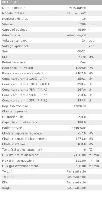 Groupe électrogène en container M 2280 CO - 50 Hz triphasé - Visa - 2520.0 kVA_3