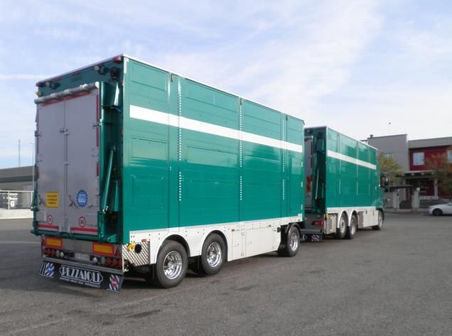 Bétaillère équipée de freins pneumatiques à disque