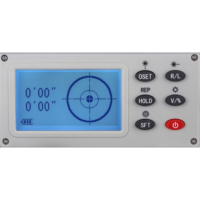 Théodolite électronique GEOFENNEL FET 220 K-L - Pointeur laser, double écran, précision 2