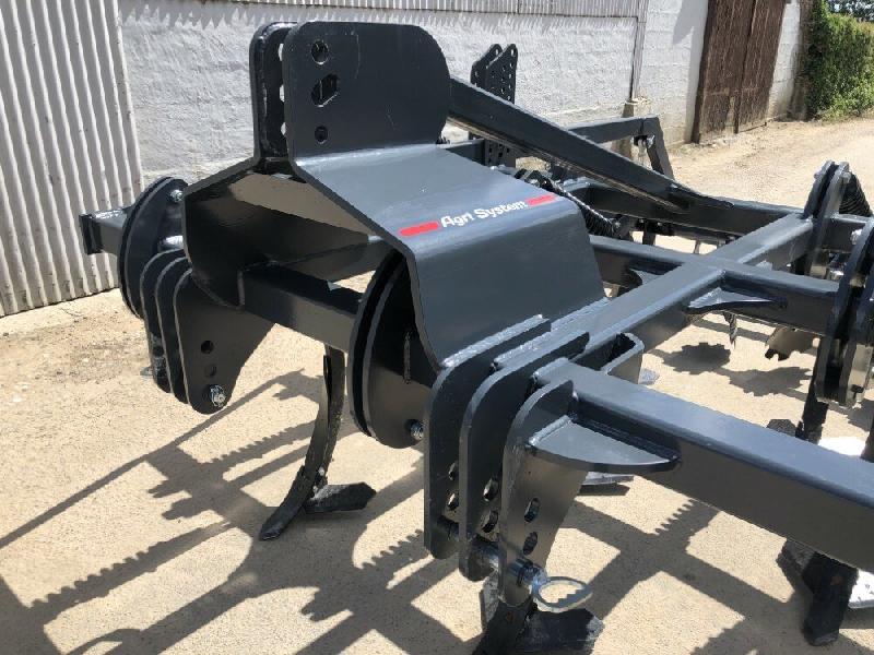Déchaumeur Agri System polyvalent 3.0m non-stop AK - Occasion - 10 dents ressort, rouleau tubes ou barres plates_3