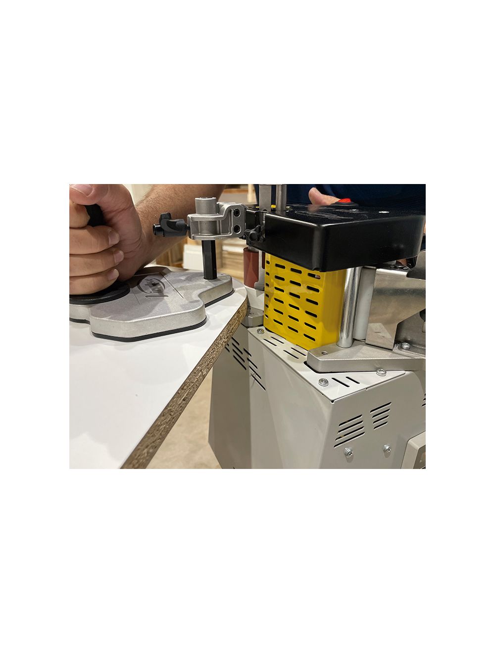 Plaqueuse de chant portative Virutex PEB Zeroline - Technologie air chaud, pour chants PVC et ABS jusqu'à 3mm_3