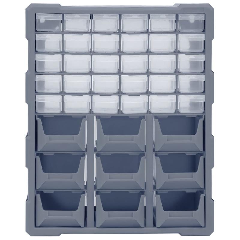 Vidaxl organisateur multi-tiroirs avec 39 tiroirs 38x16x47 cm 149604_3
