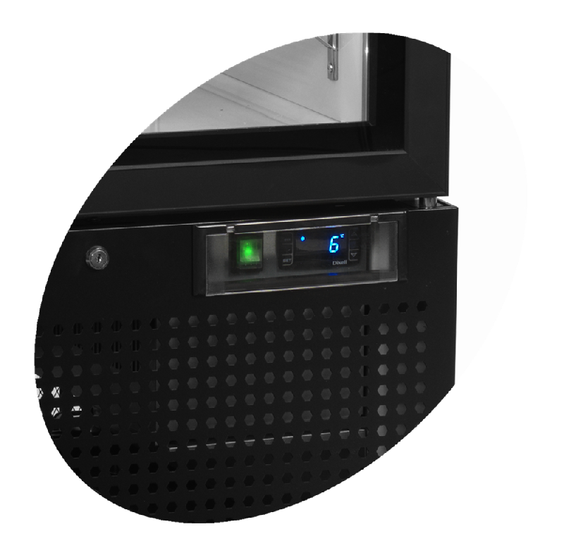 Armoire à boissons vitrée avec canopée LED - 412L | Tefcold - NC2500G_3
