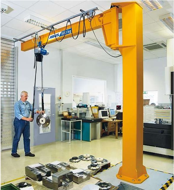 Potence sur fût LSX - Abus Levage - 500 kg - rotation 270° et portée jusqu'à 7 m_3