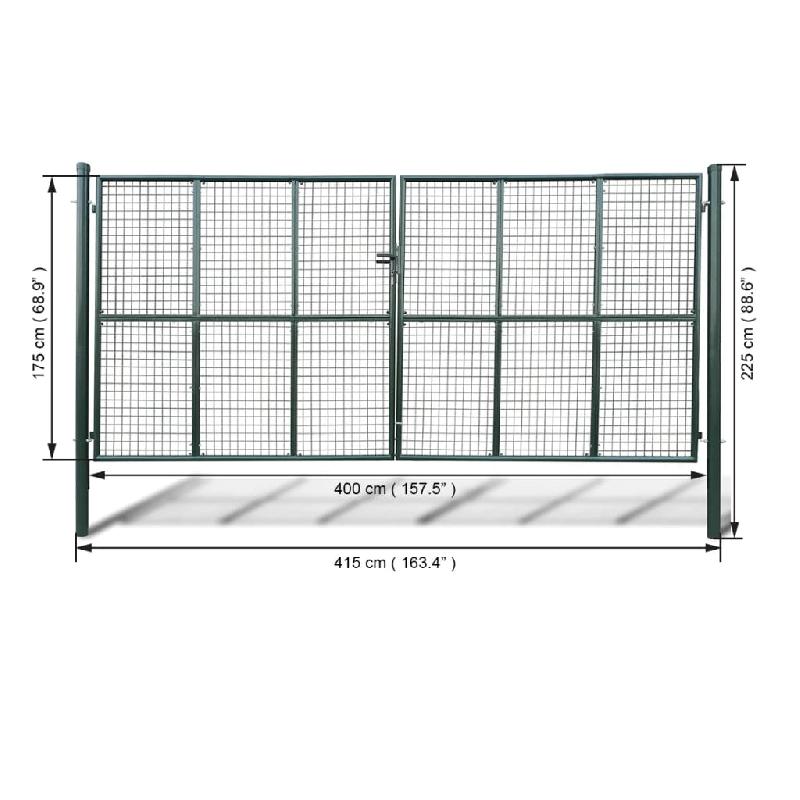 Vidaxl portillon maille 415 x 225 cm / 400 x 175 cm 141392_3