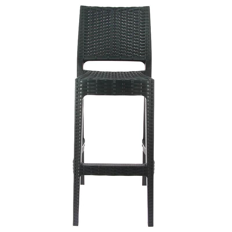 Chaise haute Exterieure Cuba - GRIS_3