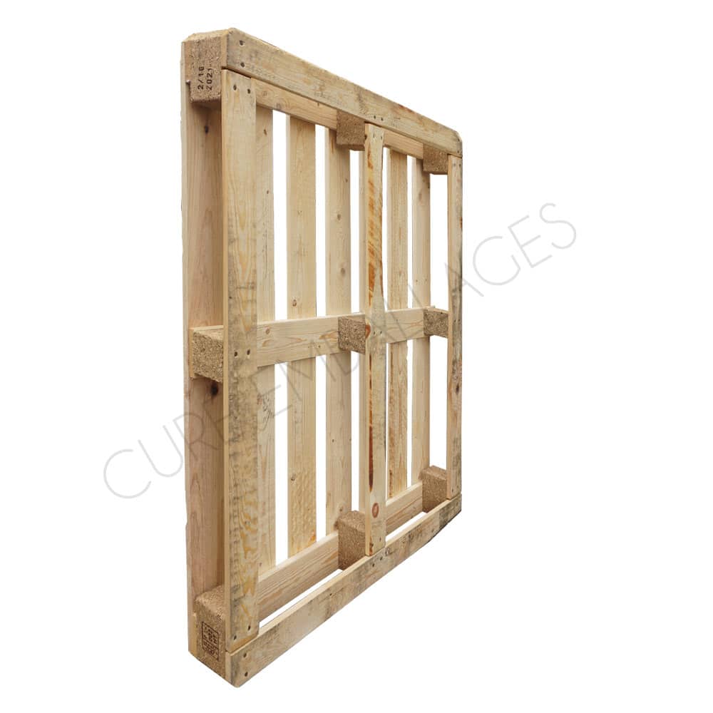 Palette standard mi lourde -  1200 x 1000 - MLD - 5 semelles - 6 / 7 planches - Disponible en recyclée ou neuve_3