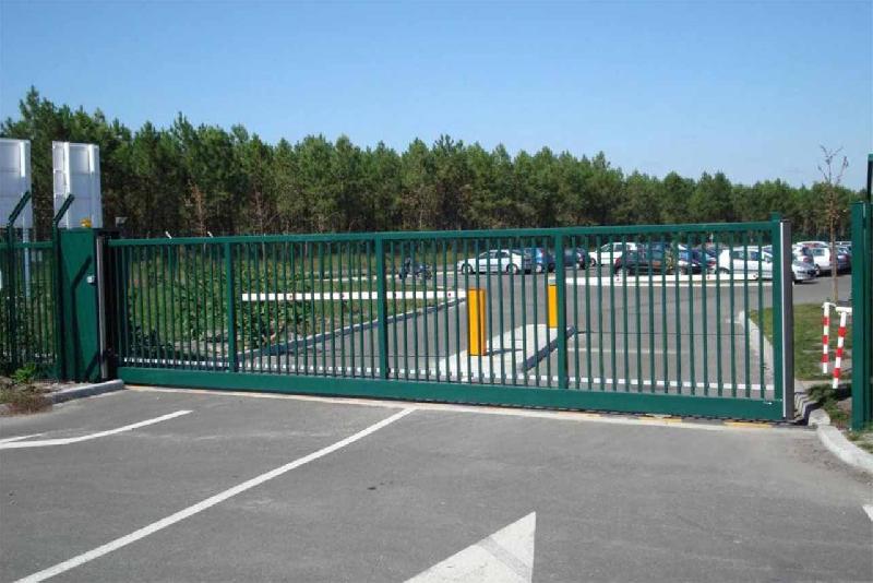 Portail coulissant barreaudage carré - 9000 / 2250_3