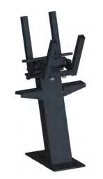 Fauteuil robuste pour salles de spectacle avec accoudoirs reliés