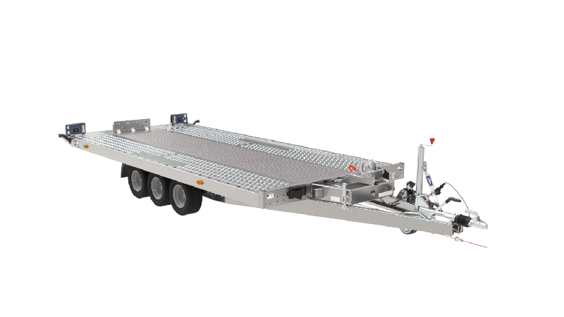 Porte voiture SARIS AT 480 200 3 K - basculement hydraulique - 3 essieux - PTAC : 3500 kg - 480 x 200 cm - Reference -MC 255 133 1350 1_3