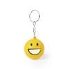 Tr234421 - Porte-clés antistress Shirley à personnaliser - Emoji jaune éclatant en PU - Ø4cm_3