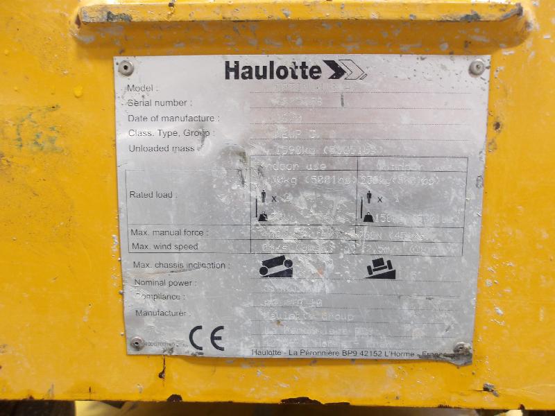 Nacelle ciseaux HAULOTTE optimum 8ac occasion_3