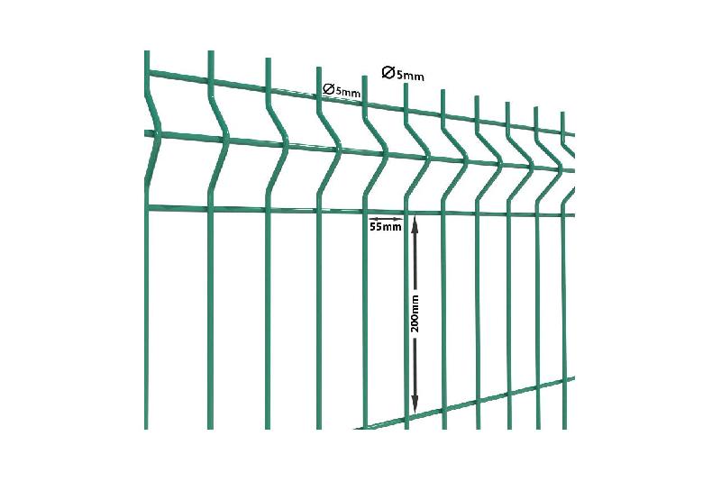 Grillage rigide sur platine occultation PVC - 1030_3