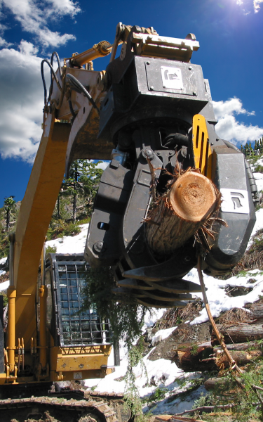 Scie pour grappins forestiers Rotobec - Séries RGS 750 - Tension automatique et lubrification intégrée_3