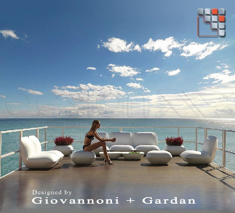 Fauteuil design Pillow en polyéthylène - Vondom - 7 coloris disponibles, options LED_3