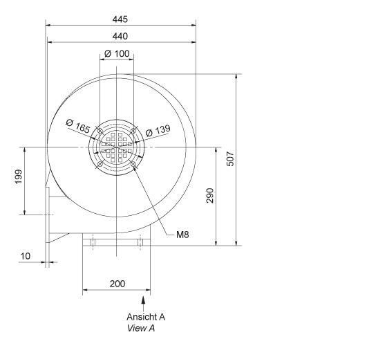 Ventilateur radial ATEX RD 2 - Elektror - Jusqu'à 90 m³/min et 6.800 Pa - Protection anti-explosion_3