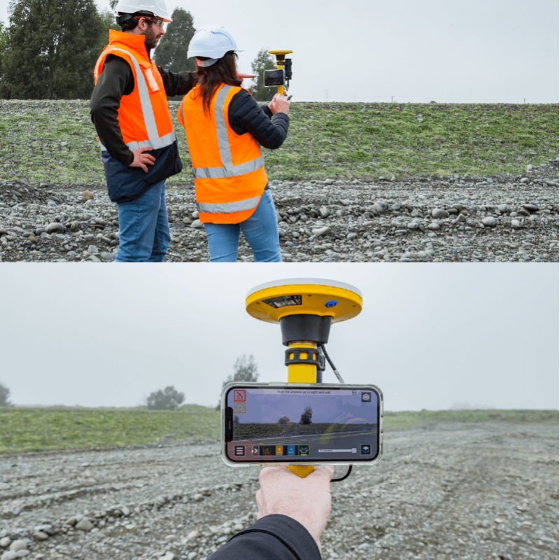 Logiciel de réalité augmentée pour la visualisation des projets de conception ou des éléments invisibles - Trimble SiteVision Pro_3