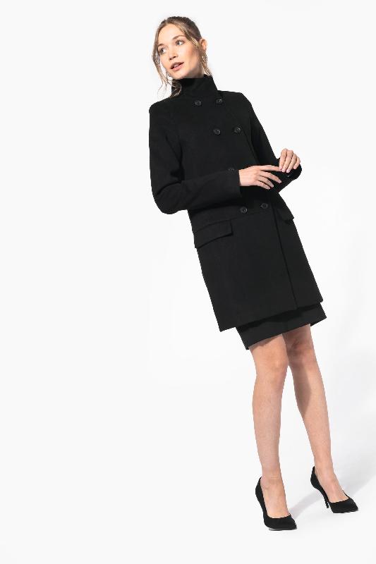 Manteau city femme - Kariban - Réf: K6141 - 360 g/m² - Idéal pour métiers d'accueil et de service_3