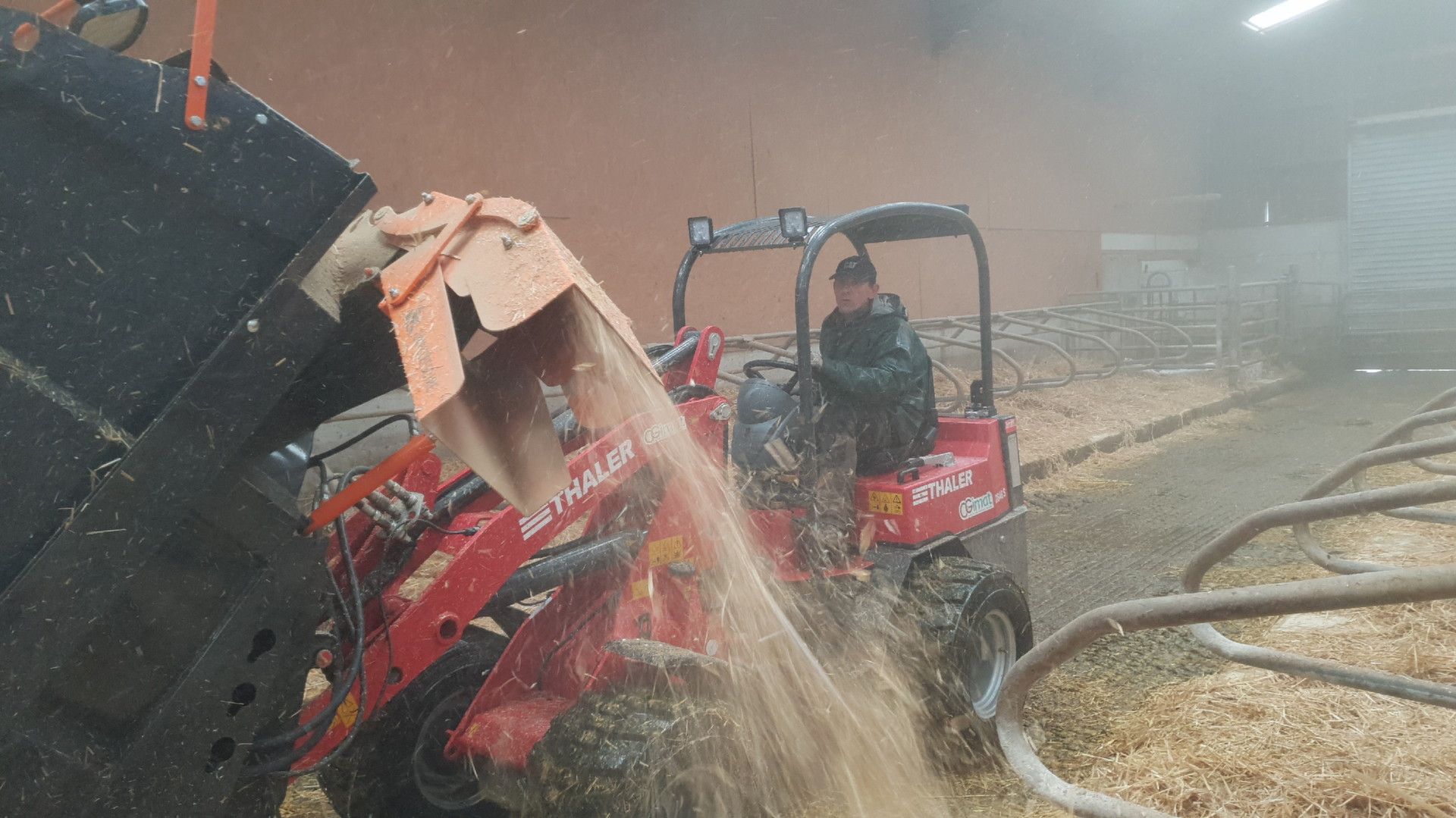 Minipailleuse 135 pour valorisation de la paille en ferme