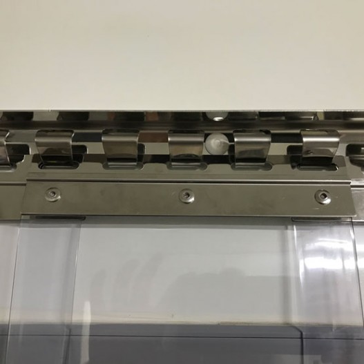 Rideau à lanières PVC compatible avec lanières alimentaires et techniques