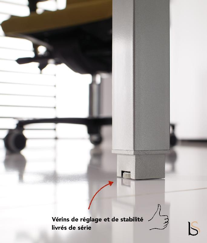 Bureau bench 4 personnes Tempo - Mobel  Linea. - Blanc 9010, Blanc, 3 tiroirs, 320_3