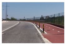 Potelet à mémoire de forme en polyuréthane durable - SMART FLEX - STI Balisage routier - Résistant aux chocs et aux acides_3