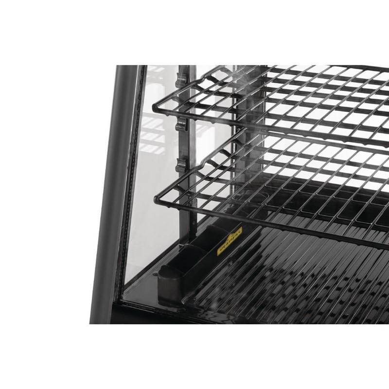 Vitrine réfrigérée de comptoir Polar 100L - 2 étagères réglables - Plage 2°C à 12°C - Référence CC611_3