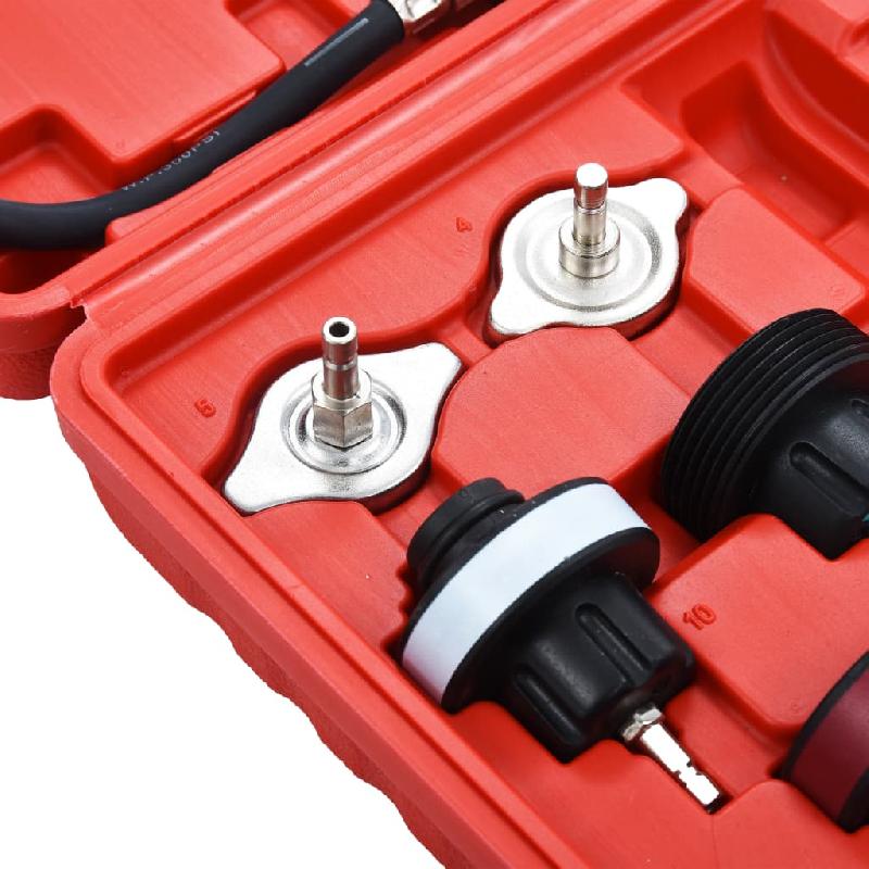Vidaxl testeur de pression pour refroidissement et bouchon 14 pcs 210560_3