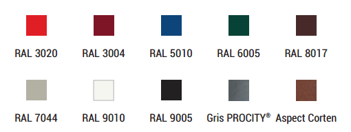 Barrière Venise en tôle découpée - ref 206820 - Acier, différentes longueurs et finitions peinture_3